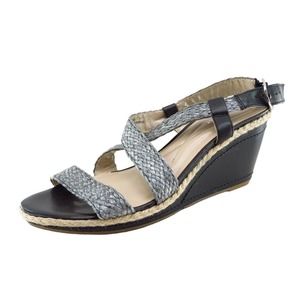 Naturalizer Women Sz 8.5 M Gray Synthetic‎ Shoes 1001721 Wedge